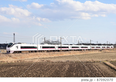 常磐線　羽鳥－岩間　JR東日本　E657系　K17編成（勝田）　ひたち　ときわ 87092070