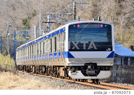 水戸線　笠間－宍戸　JR東日本　E531系　K459編成（勝田） 87092073