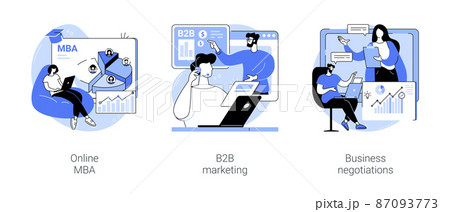 Online business courses isolated cartoon vector illustrations se Online business courses isolated cartoon vector illustrations se 87093773