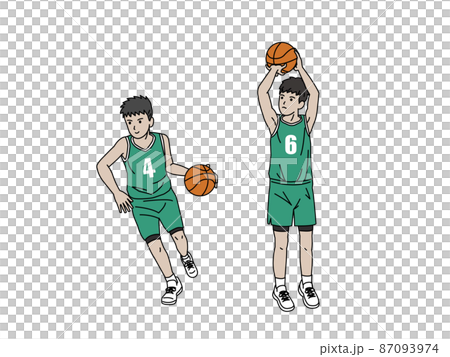 Basketball boys basketball club club activities sports boys dribble shoot illustration Basketball boys basketball club club activities sports boys dribble shoot illustration 87093974
