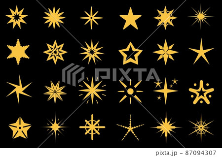 Flat stars, sparkles, flashes and bursts icon for games. Geometric star shapes silhouettes. Premium symbols. Shining magic stars vector set Flat stars, sparkles, flashes and bursts icon for games. Geometric star shapes silhouettes. Premium symbols. Shining magic stars vector set 87094307