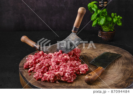 Fresh homemade beef minced meat 87094484