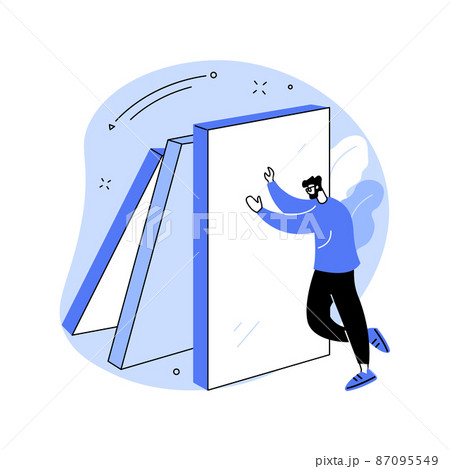 Resilience abstract concept vector illustration. 87095549