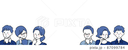 考える人々のタイトルフレーム 考える人々のタイトルフレーム 87099784