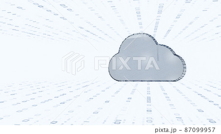 デジタルクラウド化によるデジタルトランスフォーメーションのイメージ　5Gサイバーセキュリティコンセプ 87099957