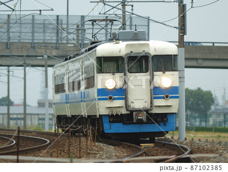 北陸本線 加賀笠間-美川 JR西日本 475系 A13編成(金沢) 北陸本線 加賀笠間-美川 JR西日本 475系 A13編成(金沢) 87102385