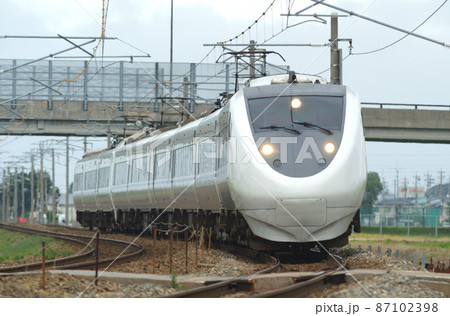 北陸本線　加賀笠間－美川　JR西日本　681系　T06＋T33編成（金沢）　サンダーバード 87102398