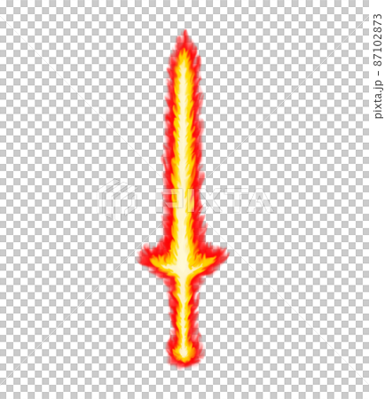 火焰劍-插圖素材 [87102873] - PIXTA圖庫