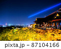 京都　清水寺　桜のライトアップ 87104166