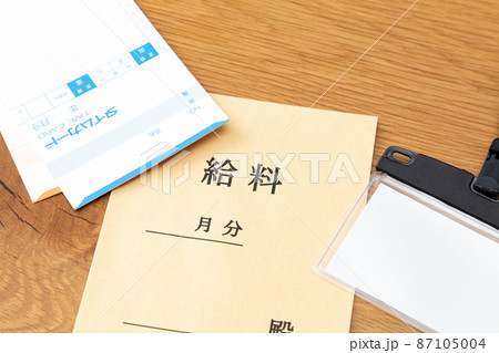 給料袋とタイムカード 給料袋とタイムカード 87105004