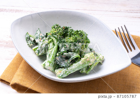 菜の花のわさびマヨネーズ和え 87105787