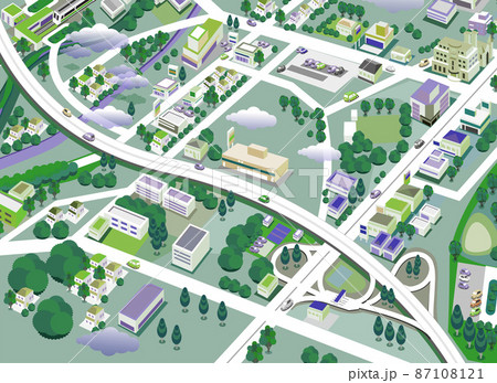 楽しい街並みと楽しい暮らし。人々が明るく楽しく暮らせる街づくり。 楽しい街並みと楽しい暮らし。人々が明るく楽しく暮らせる街づくり。 87108121