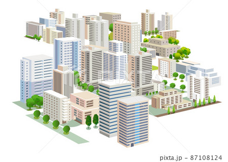 楽しい街並みと楽しい暮らし。人々が明るく楽しく暮らせる街づくり。 87108124