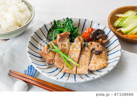 豚肉の味噌漬け焼き 87108666