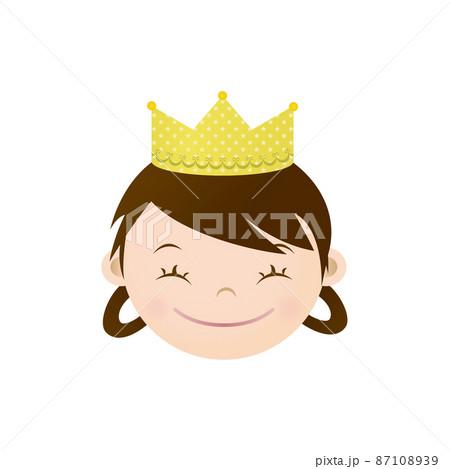 王冠をかぶった女の子 87108939