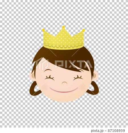 Girl wearing a crown Girl wearing a crown 87108939