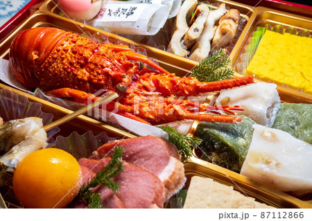 豪華なお節料理のイメージ 豪華なお節料理のイメージ 87112866