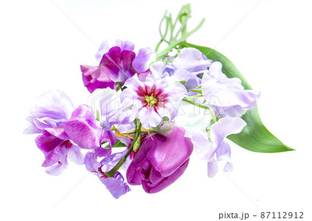 大人の可愛さをイメージした花束 87112912