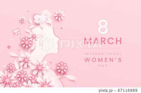 8 march background. International women