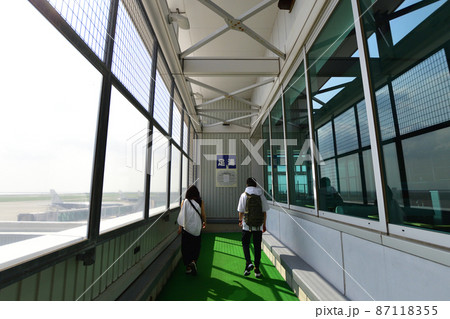 北九州空港と連絡橋の風景 北九州空港と連絡橋の風景 87118355