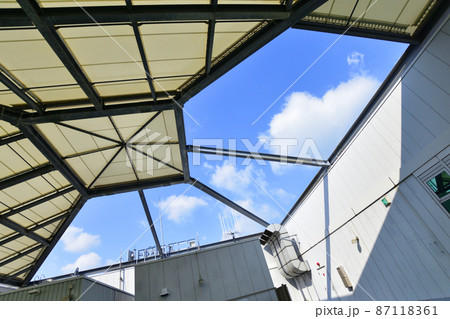 北九州空港と連絡橋の風景 北九州空港と連絡橋の風景 87118361