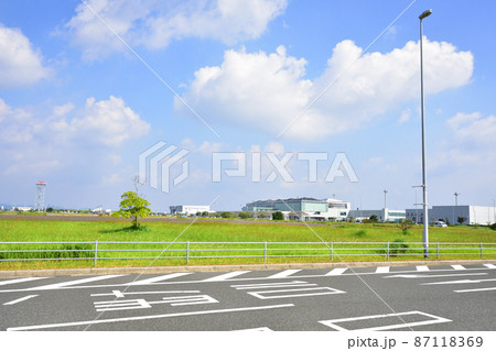 北九州空港と連絡橋の風景 北九州空港と連絡橋の風景 87118369