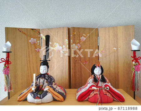 雛人形 木目込人形 お内裏様とお雛様 雛人形 木目込人形 お内裏様とお雛様 87118988
