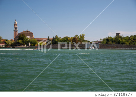 one of the bridges in the Venetian Lagoon 87119377