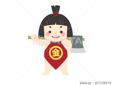 金太郎のイラスト 端午の節句 こどもの日/線画なし 金太郎のイラスト 端午の節句 こどもの日/線画なし 87119474