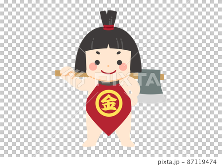 Kintaro's illustration, Children's Day / No line drawing 87119474