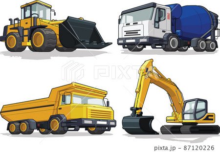 Construction Heavy Machine Bulldozer Excavator Cement Truck Haultruck 87120226