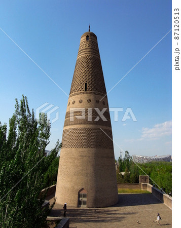 快晴の北京中華民族園塔塔尔族(タタール族)の塔 快晴の北京中華民族園塔塔尔族(タタール族)の塔 87120513