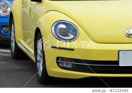 自動車イメージ VW・ビートルのフロントマスク 自動車イメージ VW・ビートルのフロントマスク 87122402