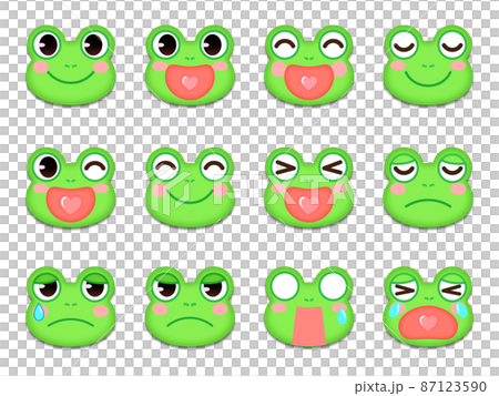 青蛙臉圖標集 3 87123590