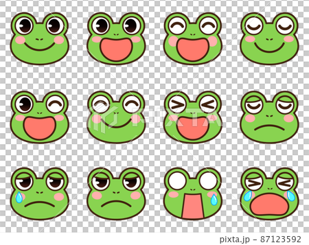 青蛙臉圖標集 青蛙臉圖標集 87123592