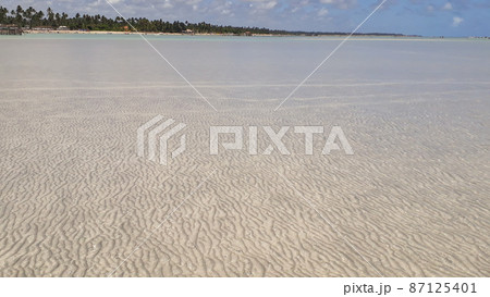 beautiful turquoise beach on the brazilian coast in Maragogi, Alagoas, Brazil 87125401