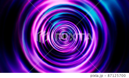 Glowing Neon Tornado Swirl Energy Effect Background 87125700