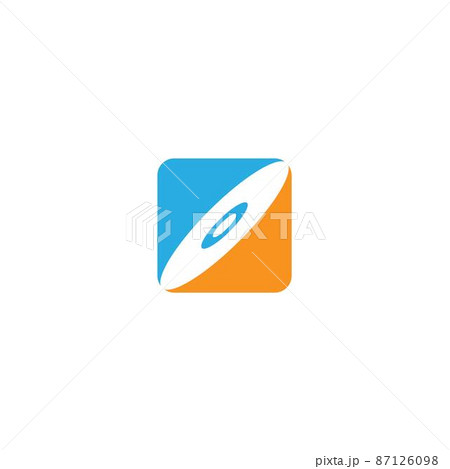 Video disc icon logo illustration design template 87126098