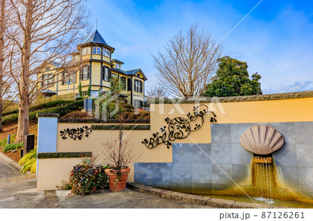 神奈川県　横浜市中区山手町にある山手イタリア山庭園　外交官の家 87126261