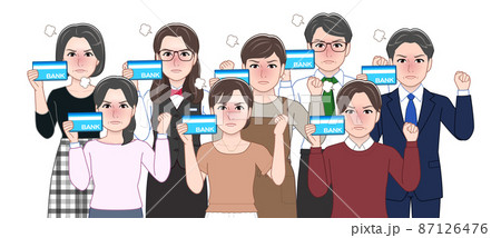 通帳を持っている人々 87126476