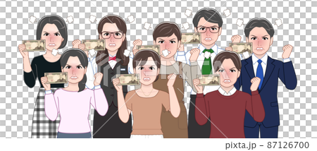 People with old 10,000 yen bills 87126700