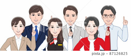 6人の団体グループ 6人の団体グループ 87126825