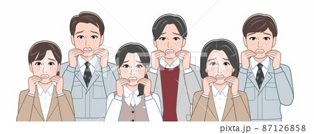 6人の団体グループ 87126858