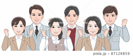 6人の団体グループ 6人の団体グループ 87126859