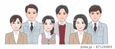 6人の団体グループ 6人の団体グループ 87126869