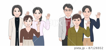 男性3人と女性3人 男性3人と女性3人 87126932