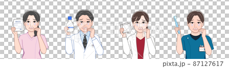 医療スタッフの4人 87127617