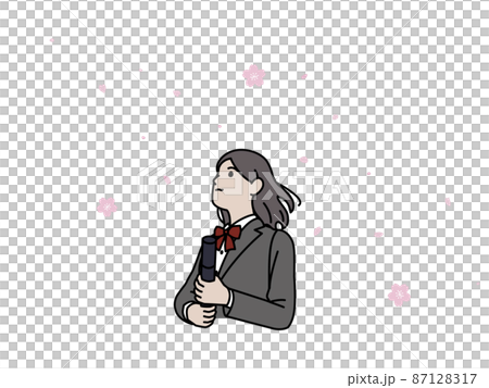 學生畢業 畢業生 初中高中生 高中生 初中生 女生 櫻花 學生畢業 畢業生 初中高中生 高中生 初中生 女生 櫻花 87128317