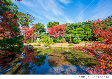 京都 無鄰菴の紅葉 京都 無鄰菴の紅葉 87128738