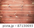 Grunge wooden brown background with vignette. Empty texture 87130693